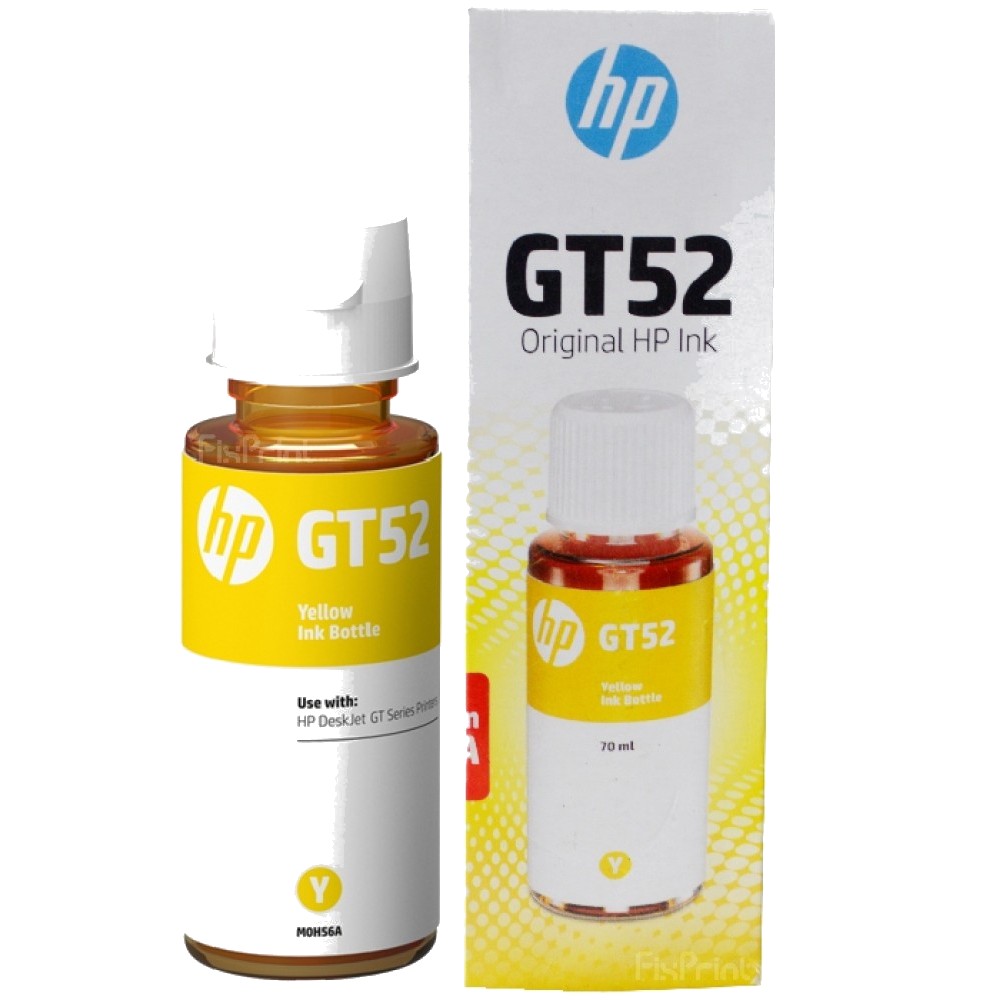 בקבוק דיו מקורי HP GT52 M0H56AE צהוב