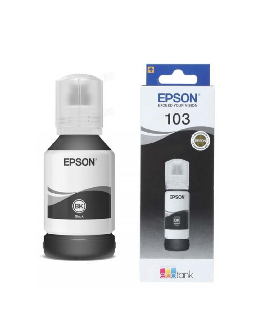 בקבוק דיו שחור מקורי 103 Epson EcoTank