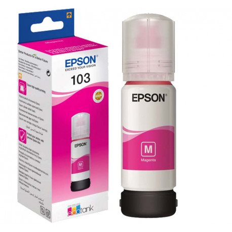בקבוק דיו אדום מקורי 103 Epson EcoTank