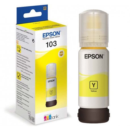 בקבוק דיו צהוב מקורי 103 Epson EcoTank