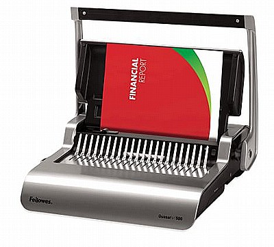 מכשיר כריכה ספירלה פלסטיק ידני Fellowes Quasar+500