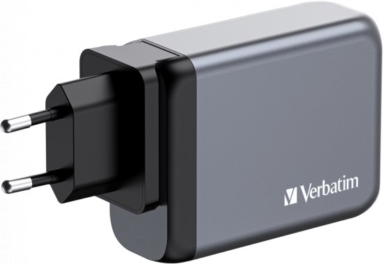ראש מטען קיר 100W 4-Port GaN USB-A/C Verbatim