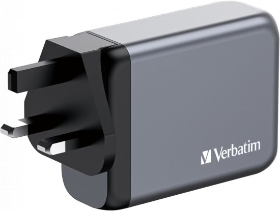 ראש מטען קיר 100W 4-Port GaN USB-A/C Verbatim