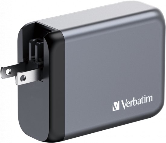 ראש מטען קיר 100W 4-Port GaN USB-A/C Verbatim