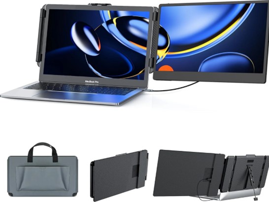 מסך נוסף למחשב נייד Dual-Screen S1