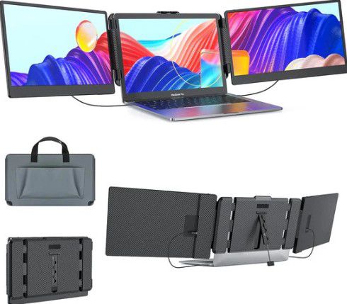 מסך נוסף למחשב נייד Tri-Screen S2