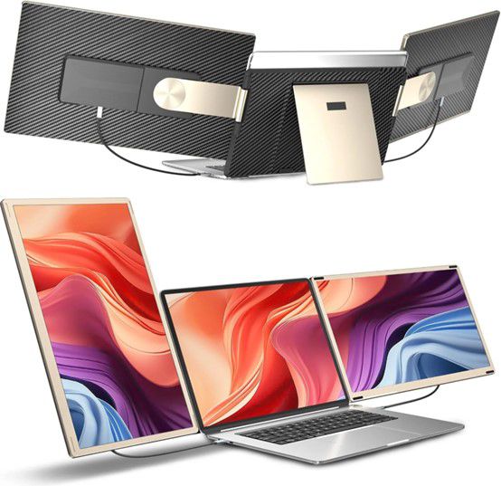 מסך נוסף למחשב נייד Tri-Screen S6