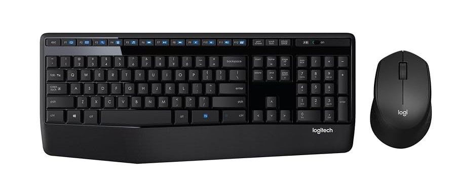 סט אלחוטי מקלדת ועכבר Logitech MK345 wireless keyboard mouse