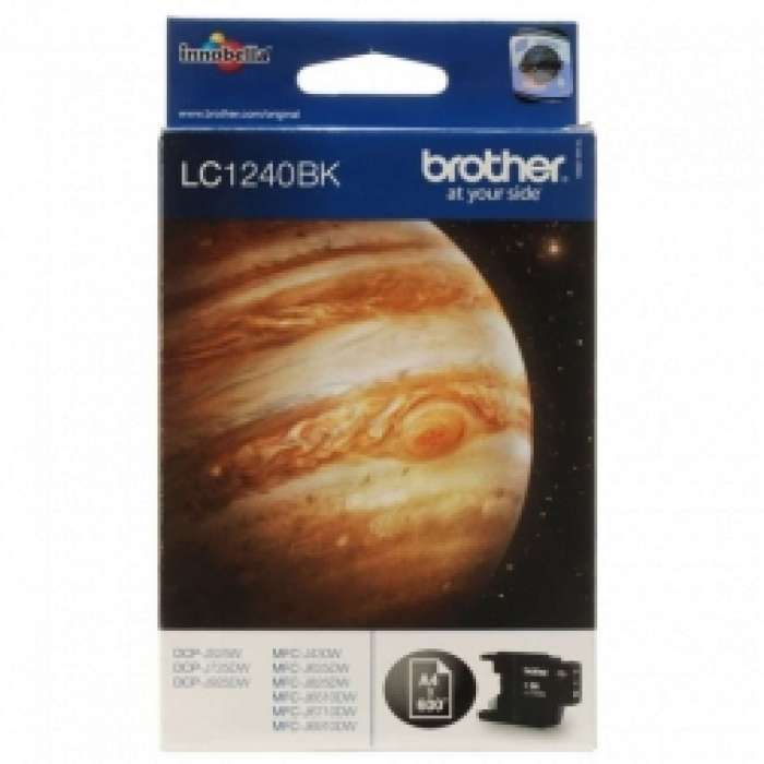 ראש דיו שחור Brother LC1240BK תואם