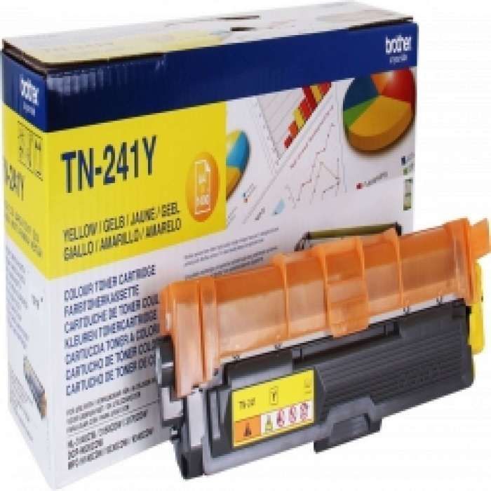 טונר למדפסת TN-241Y Brother טונר צהוב תואם