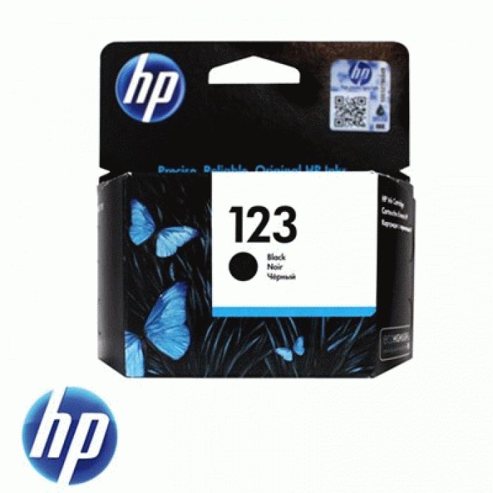 ראש דיו שחור HP 123 F6V17AE