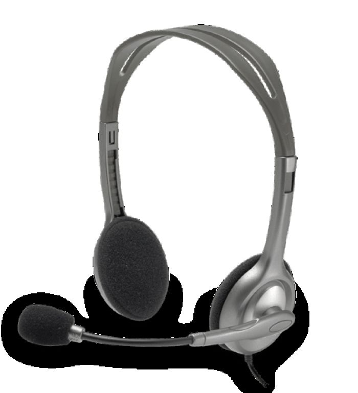 אוזניות ‏חוטיות Logitech H110
