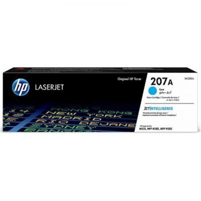 טונר למדפסת HP 207A W2211A כחול מקורי