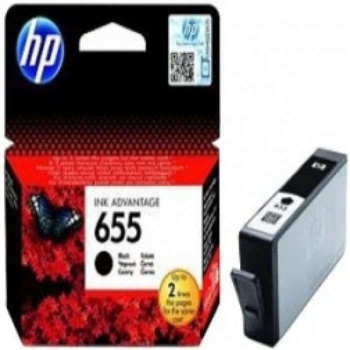 ראש דיו שחור HP 655 CZ109AE