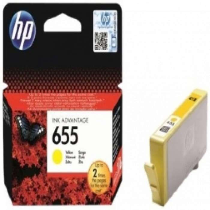 ראש דיו צהוב HP 655 CZ112AE
