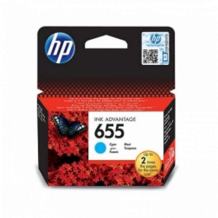 ראש דיו ציאן HP 655 CZ110AE