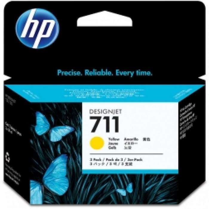 ראש דיו צהוב HP 711 29ML CZ136A